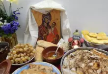 Благовещение - трапезата