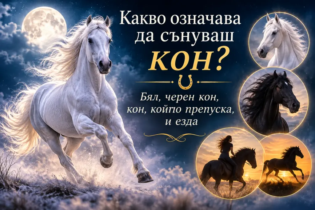 Какво означава да сънуваш кон: бял, черен, кон, който препуска, и езда